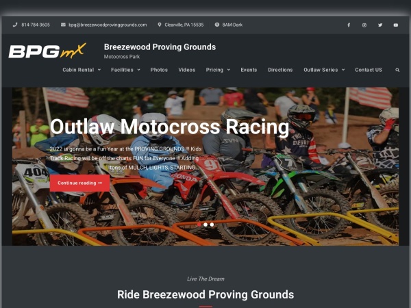WordPress Motocross Racing Site